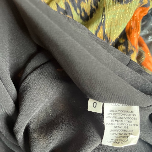 Ulla Johnson $495 Kamila Smocked Ling Sleeve Mini Nocturne Multi Dress Small - Picture 10 of 10